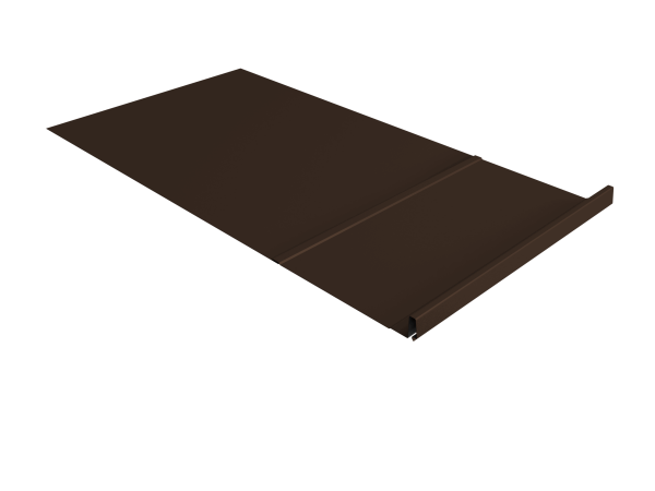 Элемент обхода Кликфальц Pro правый 0,5 Satin Matt TX RAL 8017 шоколад