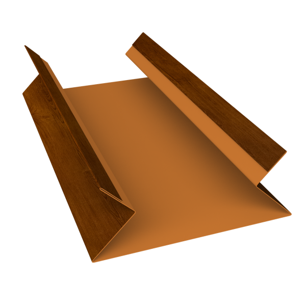 Планка угла внутреннего составная верхняя 0,45 Print Premium Golden Wood Intense FTC (3м)