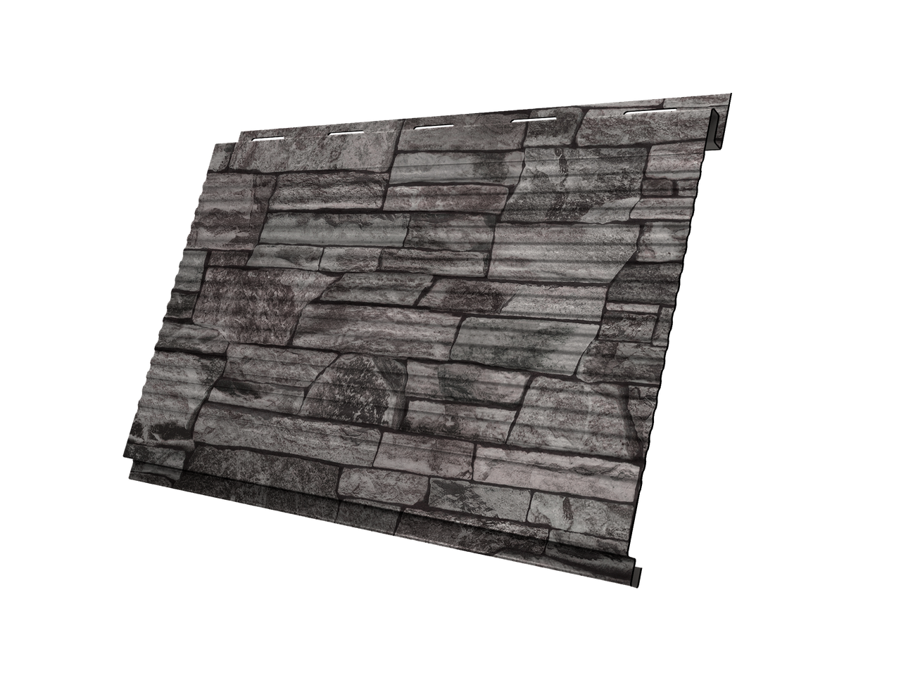 Софит Вертикаль 0,2 Grand Line gofr 0,45 Print Elite с пленкой Fine Stone TwinColor