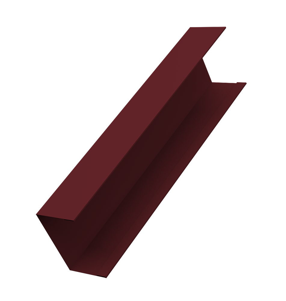 Крышка жалюзи Milan, Tokyo (для калиток, ворот) 0,45 PE-Double RAL 3005 красное вино (2,5м)