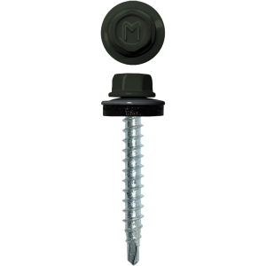 Саморез кровельный Daxmer 4,8х29 (250шт) сверло №1 RAL 6020