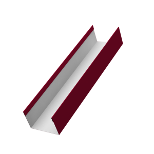 Стойка жалюзи Milan,Tokyo 0,45 PE RAL 3003 рубиново-красный (2,5м)