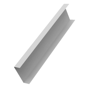 Декоративная накладка на столб универсальная 80х80 для забора жалюзи 0,45 PE-Double RAL 9003 сигнальный белый (2м)