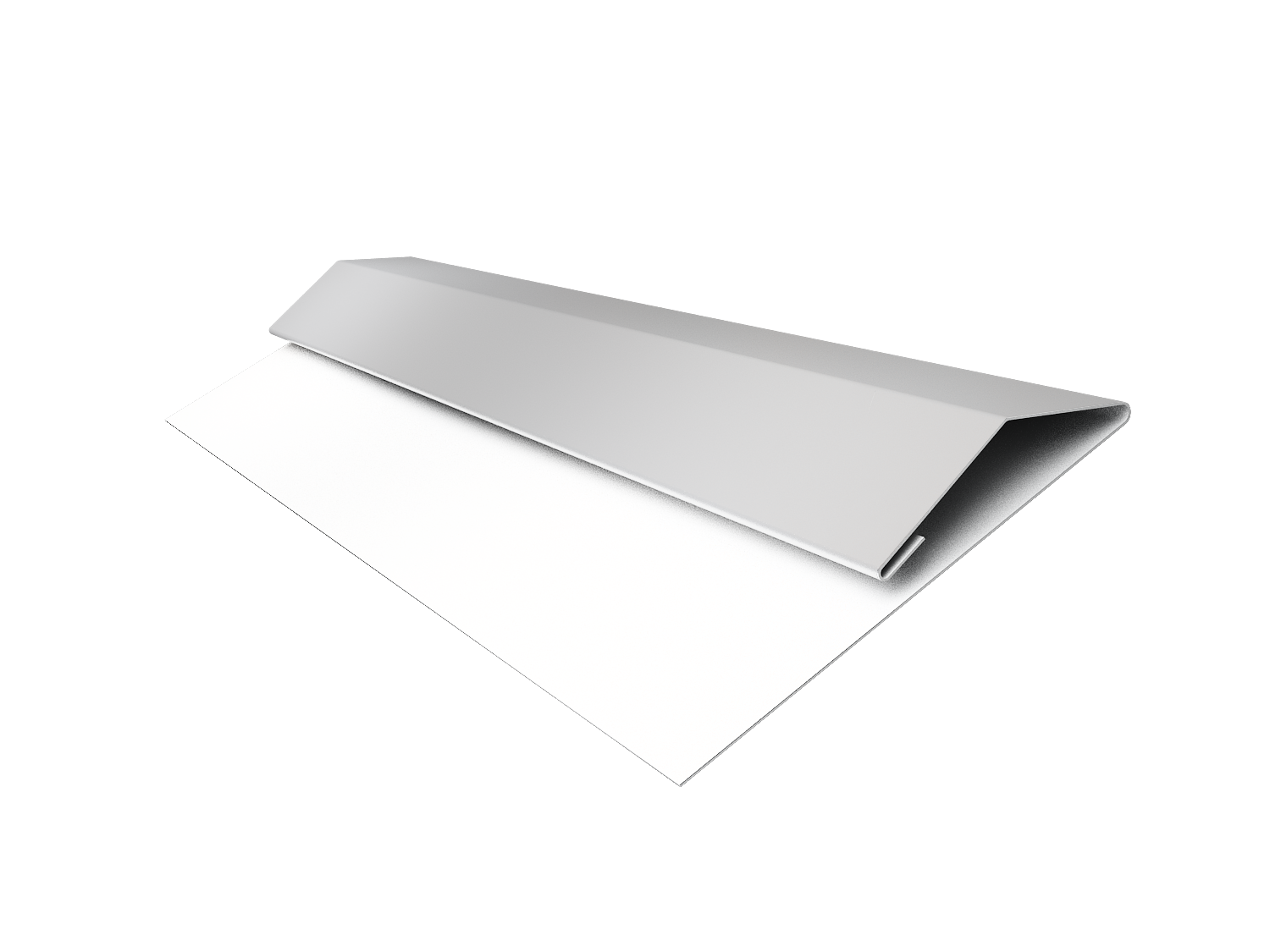 Планка стартово-финишная Экобрус Grand Line 0,45 Drap TX RAL 7047 телегрей 4 (3м)