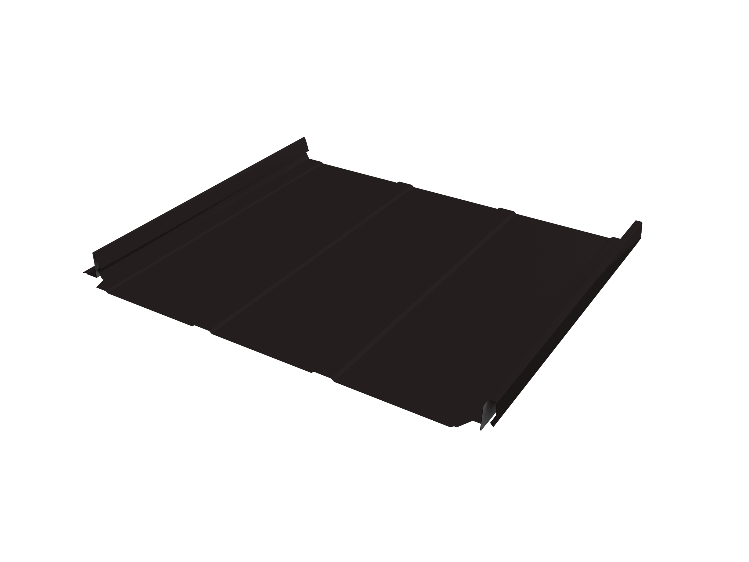 Кликфальц Pro Line Grand Line 0,5 Drap TX с пленкой на замках RAL 9005 черный