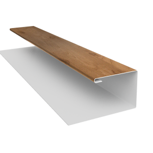 Планка П-образная Блок-Хаус new Grand Line 0,45 Print Premium Pine Wood Fresh (3м)
