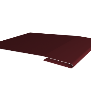 Планка начальная 0,45 PE-Double с пленкой RAL 3005 красное вино (3м)