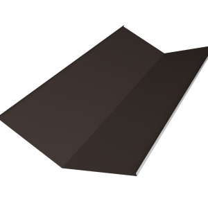 Планка ендовы нижней 300х300 0,5 Satin Matt TX RR 32 темно-коричневый (2м)