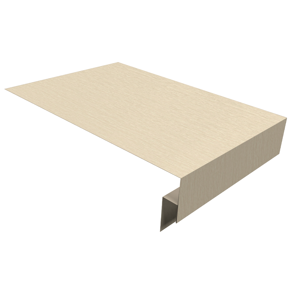 Планка околооконная сложная 250х50х12 (j-фаска) 0,45 Print Elite Milky Wood TwinColor (3м)