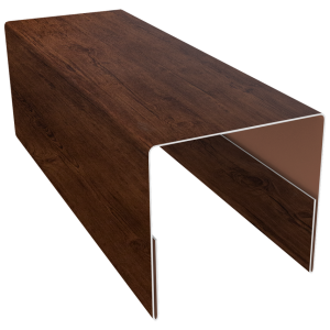 Планка П-образная заборная 20 0,45 Print Premium Cherry Wood Fresh TwinColor (3м)