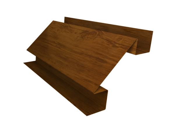 Угол внутренний сложный 75мм 0,45 Print-Double Elite Golden Wood (2м)