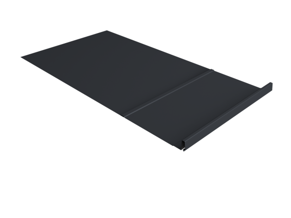 Элемент обхода Кликфальц Pro правый 0,5 Satin Matt TX RAL 7024 мокрый асфальт