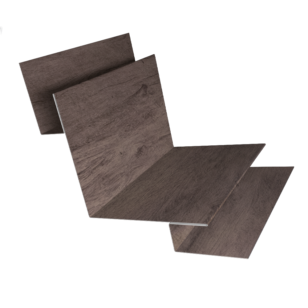 Угол внутренний сложный 90 град. 0,45 Print Premium Almond Wood Fresh (2м)