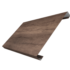 Ламель лицевая 200 забора жалюзи Texas 0,45 Print Premium с пленкой Almond Wood Fresh
