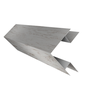 Планка угла внешнего сложного Экобрус Grand Line 0,45 Print Elite с пленкой Snow Wood TwinColor (3м)