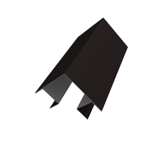 Угол внешний сложный Кликфальц Pro 0,45 Drap RAL 9005 черный (2м)