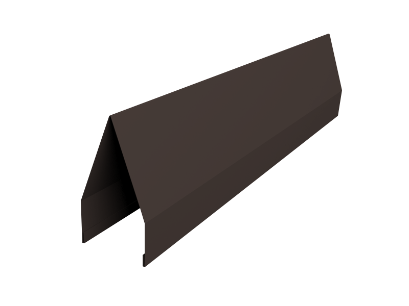 Ламель забора жалюзи Tokyo new 0,45 PE-Double RR 32 темно-коричневый