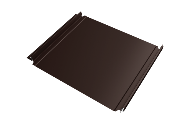 Кликфальц Double Pro Grand Line 0,45 Drap TX с пленкой на замках RAL 8017 шоколад