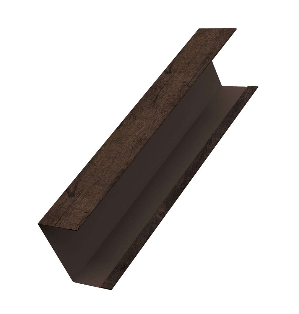 Крышка жалюзи Milan, Tokyo (для калиток, ворот) 0,45 Print Elite Antique Wood TwinColor (2м)