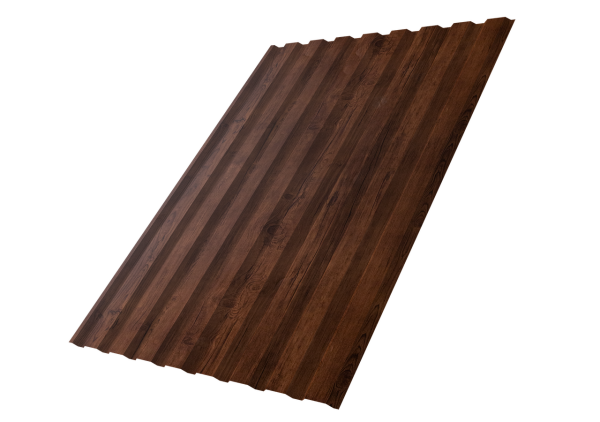 Профнастил С20A 0,4 Print Premium Cherry Wood Fresh TwinColor