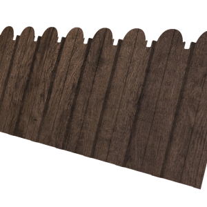 Профнастил C10A фигурный 0,45 Print Elite Antique Wood TwinColor