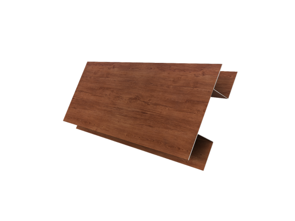 Планка H-образная Блок-Хаус new Grand Line 0,45 Print Premium Rowan Wood Intense FTC (2м)