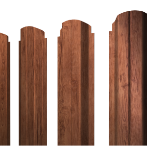 Штакетник П-образный А фигурный 0,45 Print Premium Rowan Wood Intense FTC