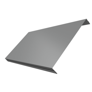 Ламель обратная 200 забора жалюзи Texas 0,5 Satin с пленкой RAL 9006 бело-алюминиевый