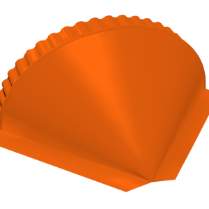 Заглушка малая конусная 0,45 PE RAL 2004 оранжевый