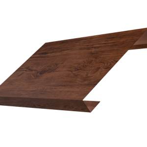 Ламель лицевая 150 забора жалюзи Texas 0,45 Print Premium с пленкой Cherry Wood Fresh TwinColor