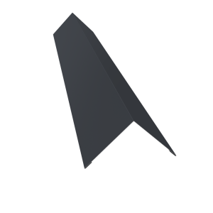 Угол внешний 110х110 0,45 Drap-double TX RAL 7024 мокрый асфальт (2м)