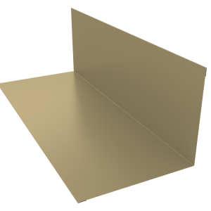 Планка примыкания 130х160мм 0,4 PE с пленкой RAL 1014 слоновая кость (3м)