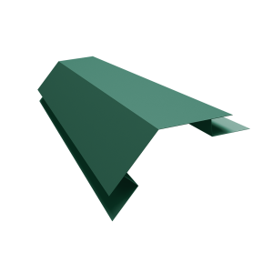 Планка угла внешнего сложного 135 градусов Экобрус Grand Line 0,45 PE-Double с пленкой RAL 6005 зеленый мох (3м)
