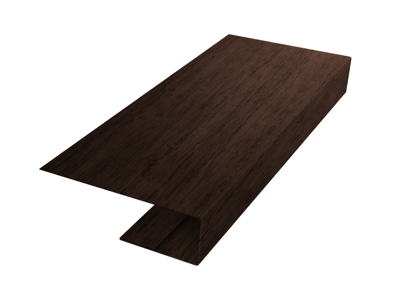 J-Профиль 12мм 0,45 Print-Double Premium Antique Wood (2м)