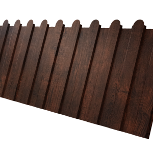 Профнастил С8A v01 фигурный 0,45 Print Premium Cherry Wood Dark FTC
