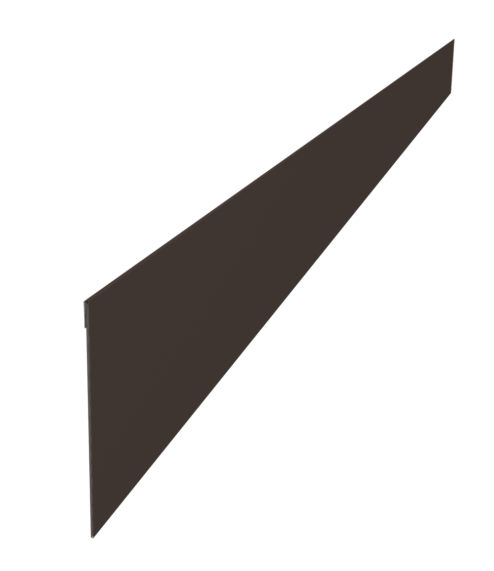 Ламель забора жалюзи Palermo 0,5 Drap TX RR 32 темно-коричневый