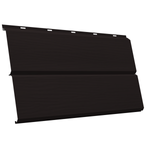 ЭкоБрус new 3D 0,45 Drap ST с пленкой RAL 9005 черный