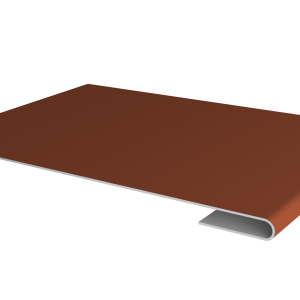 Планка стыковочная 0,5 Satin с пленкой RAL 8004 терракота (2м)