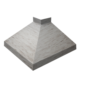 Угол отлива внешний 150 0,45 Print Elite с пленкой Snow Wood TwinColor