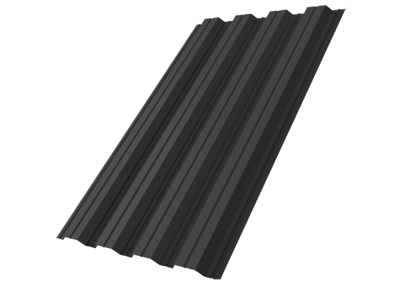 Профнастил НС44R 0,5 Satin Matt TX RAL 7016 антрацитово-серый