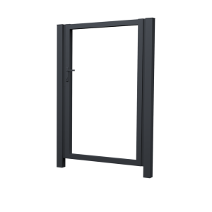 Калитка Жалюзи 1,68х1,5 RAL 7024 без заполнения