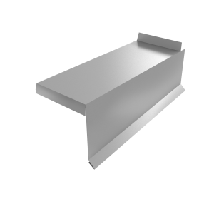 Планка торцевая сегментная Квадро профи Правая 0,45 Drap RAL 7004 сигнальный серый