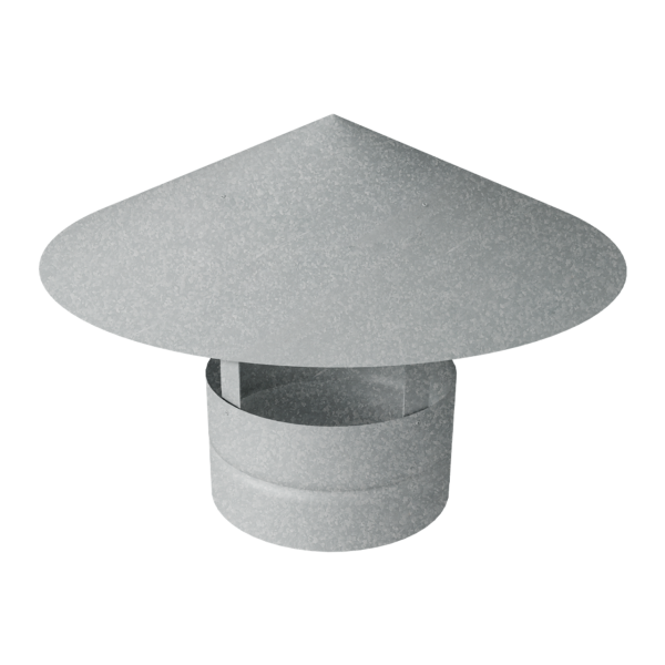 Дымник на трубу круглый d115 0,45 Zn