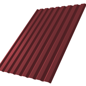 Профнастил С20A 0,45 Drap TR RAL 3005 красное вино