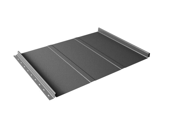 Кликфальц Line Grand Line 0,45 Drap-double TX с пленкой на замках RAL 7024 мокрый асфальт