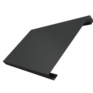 Ламель лицевая 200 забора жалюзи Texas 0,5 GreenCoat Pural BT, matt с пленкой RR2H3 (RAL 7016 антрацитово-серый)