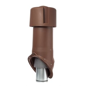 Комплект Krovent Wave 150 изолированный коричневый