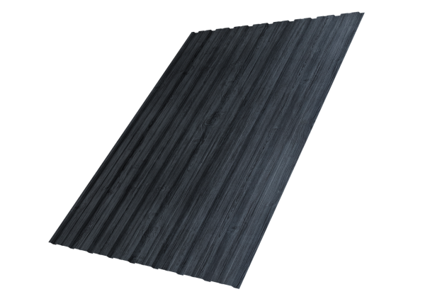 Профнастил С10B 0,45 Print Premium с пленкой Grey Wood TwinColor