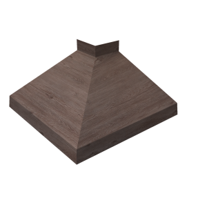 Угол отлива внешний 250 0,45 Print Elite с пленкой White Wood TwinColor
