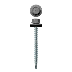 Саморез кровельный Daxmer 4,8х50 (150шт) сверло №1 RAL 7004